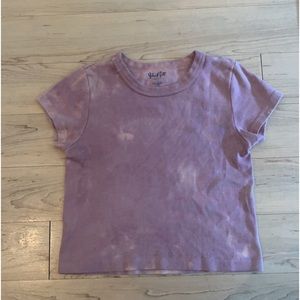 dyed brandy melville pink/mauve baby tee